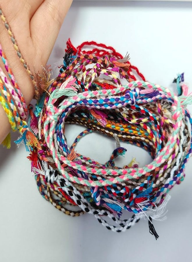 مجموعة من 30 سوار صداقة مضفرة يدوياً بألوان زاهية من زويليككسي، قابلة للتعديل، مناسبة للنساء والرجال، إكسسوارات مثالية للبالغين. - Image 5